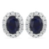 Pendientes Blue Queen Zafiro Azul