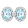Pendientes Celeste Queen Sky Blue